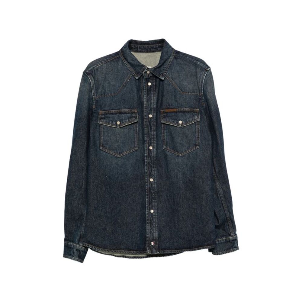 Moncler Blue Shirts Men